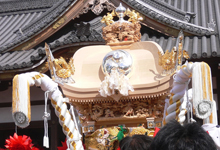 けんか祭りの祭礼屋台